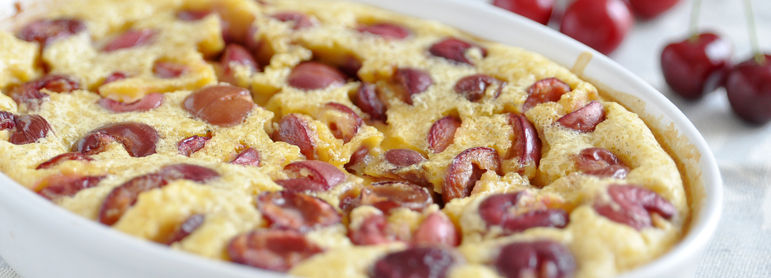 Clafoutis aux cerises - idée recette facile Mysaveur