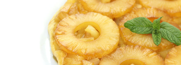 Tarte à l'ananas - idée recette facile Mysaveur