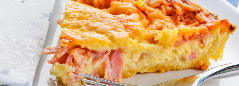 Quiche au jambon - idée recette facile Mysaveur