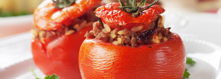 Tomates farcies - idée recette facile Mysaveur