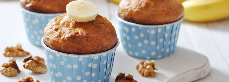 Muffins à la banane - idée recette facile Mysaveur