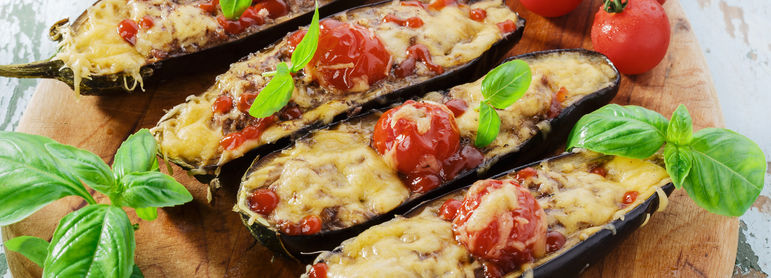 Aubergine au four - idée recette facile Mysaveur