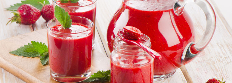 Smoothie fraise - idée recette facile Mysaveur
