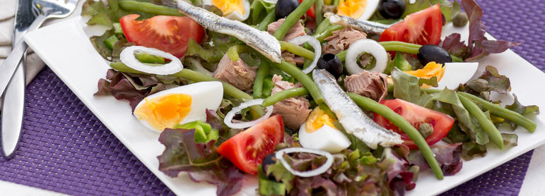 Salade nicoise - idée recette facile Mysaveur