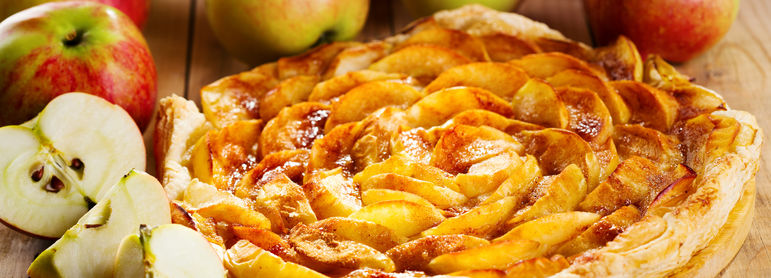 Dessert avec des pommes - idée recette facile Mysaveur