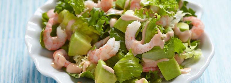 Avocat crevettes - idée recette facile Mysaveur