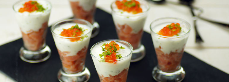 Recette verrine salée - idée recette facile Mysaveur