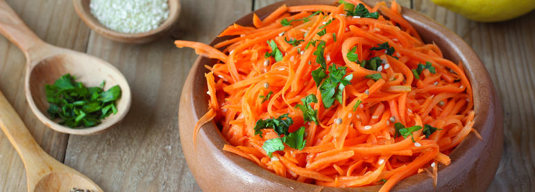 Salade carotte - idée recette facile Mysaveur