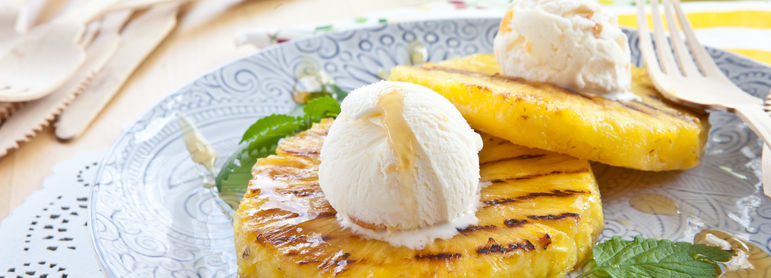 Ananas dessert - idée recette facile - Mysaveur