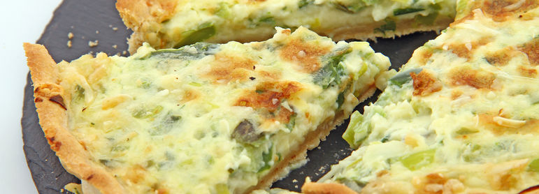 Quiche aux poireaux - idée recette facile Mysaveur