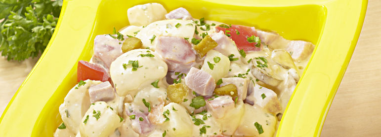 Salade piémontaise - idée recette facile Mysaveur