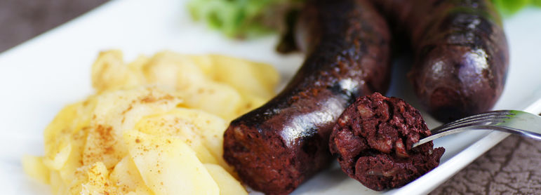 Boudin noir - idée recette facile Mysaveur