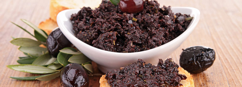 Recette tapenade - tapenade verte et noire