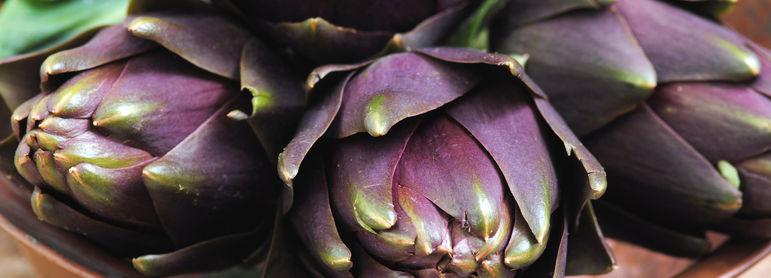 artichaut poivrade (violets) - idée recette facile Mysaveur