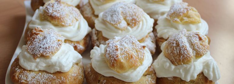 recettes Choux à la crème - idée recette facile rapide