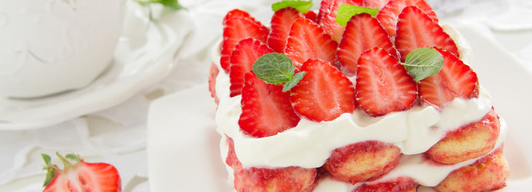 Tiramisu à la fraise - idée recette facile Mysaveur
