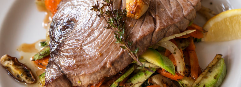 Steak de thon - idée recette facile Mysaveur