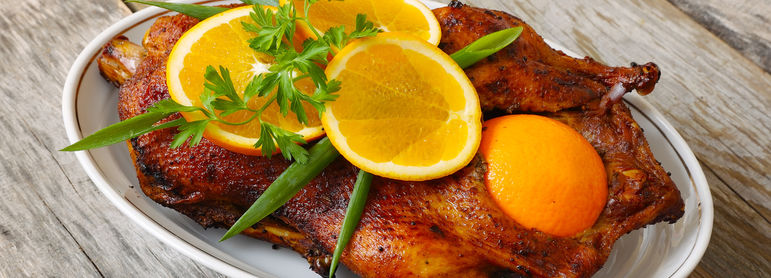 Canard à l'orange - idée recette facile Mysaveur