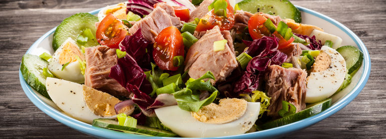 Salade au thon - idée recette facile Mysaveur