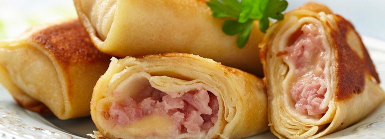 Crêpe jambon fromage - idée recette facile Mysaveur