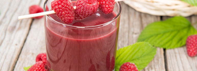 Smoothie framboise - idée recette facile Mysaveur