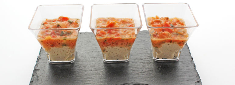 Verrine thon - idée recette facile Mysaveur