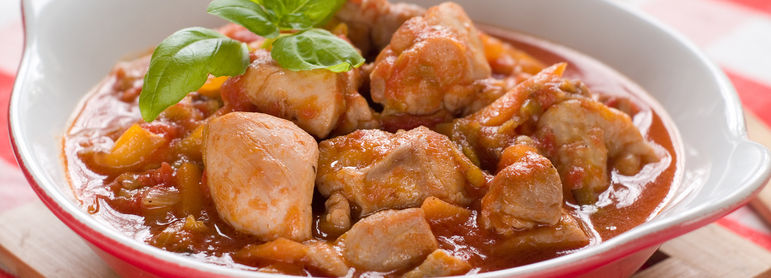 Ragout de poulet  - idée recette facile Mysaveur