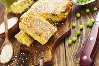 Gâteau salé de semoule !!
