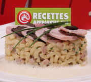 Risotto de coquillettes au jambon et à la truffe