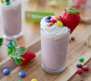 Milkshake M&M's fraise