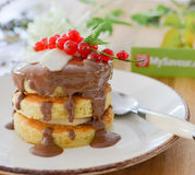 Gâteau de pancakes au chocolat