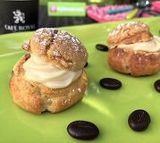 Choux craquelins à la crème de café