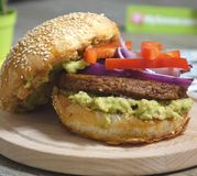 Burger mexicain vegan 