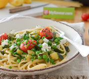 Linguine primavera 