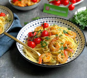 Linguine aux crevettes