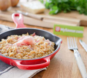 Risotto de petit épeautre au jambon