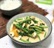 Curry vert aux haricots verts