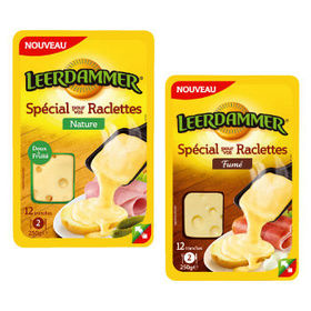 LEERDAMMER® SPÉCIAL POUR VOS RACLETTES NATURE ET FUMÉ Reconnu Saveur de l'année