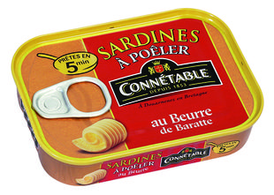 LES SARDINES À POÊLER CONNÉTABLE Reconnu Saveur de l'année