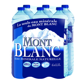 EAU MINÉRALE NATURELLE MONT BLANC Reconnu Saveur de l'année