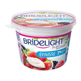 CRÈME FRAÎCHE ÉPAISSE BRIDELIGHT 7% DE MG  Reconnu Saveur de l'année