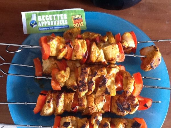 Brochettes de Poulet à la Mexicaine, Barbecue