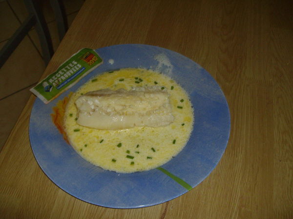 Filets d'églefin et légumes nappés d'une sauce armoricaine - Les