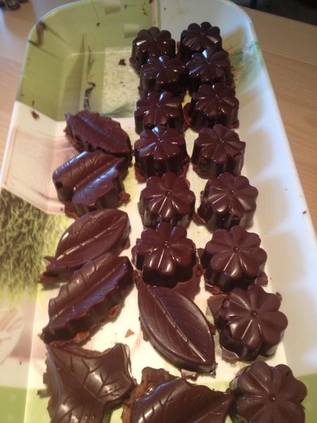 Chocolat de noel au craquant praliné - Stéphanie G.
