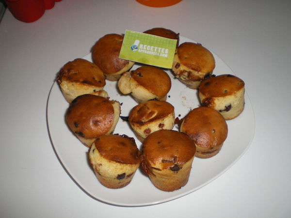 Muffins au lion et pepites de chocolat - Sandra T.