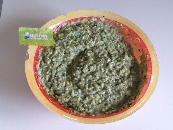 Risotto épinards et ricotta (au thermomix) - Agnès L.