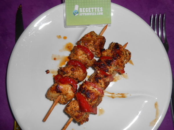 Brochettes de Poulet à la Mexicaine, Barbecue