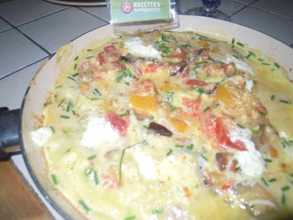 Omelette au Boursin