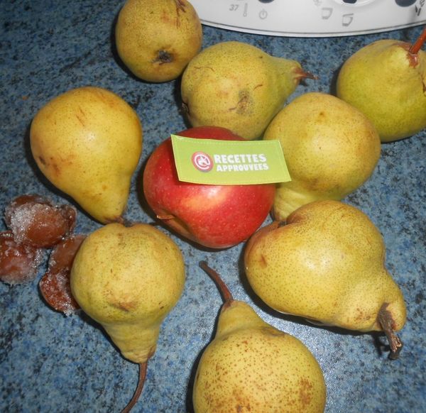 Compote d'été poires/prunes {au thermomix}