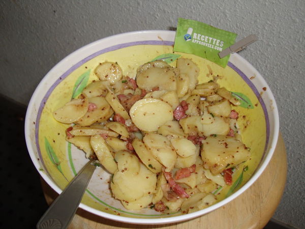 Salade de pommes de terre alsacienne - Amandine W.